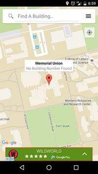 UC Davis Maps screenshot 2
