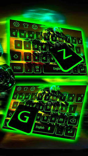 Cool Motorcyclist Keyboard screenshot 2