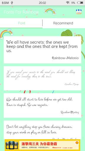 Fonts For Rainbow screenshot 3