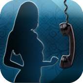 Phone call from sexy girl logo