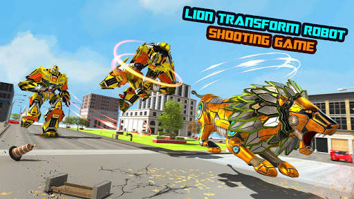 Real Lion Transform Robot Hero: Robot Games screenshot 4