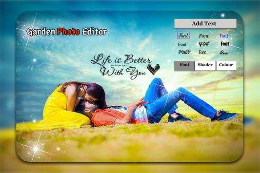Garden Photo Editor 3 تصوير الشاشة
