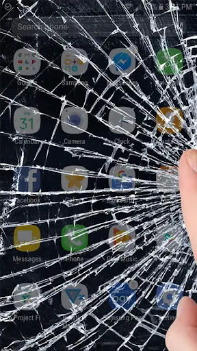Broken screen prank screenshot 3