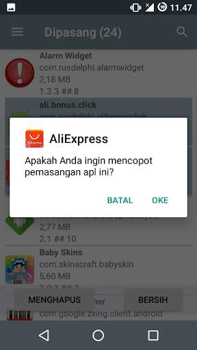 Pengelola aplikasi sistem screenshot 4