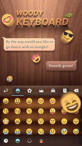 Woody GO Keyboard Theme  Emoji screenshot 3