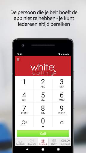 White International Calling - Bel-app en belkaart screenshot 4