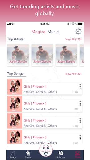 Magical Music Player - Music videos and Lyrics app screenshot 7