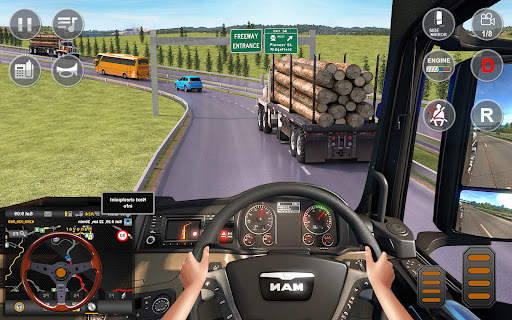 Cargo Truck Game Simulator 3d screenshot 5