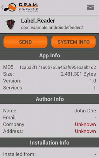 CRAM App Analyser screenshot 6