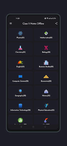 Class 11 Notes Offline screenshot 6