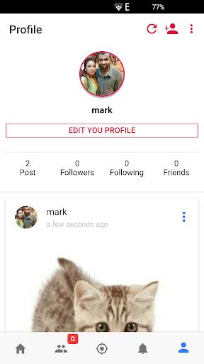 IonicBucket Social App screenshot 8