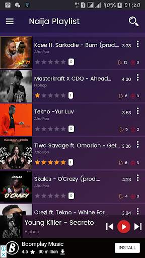 Wasafi Music Player | BongoFleva | Unlimited songs screenshot 5