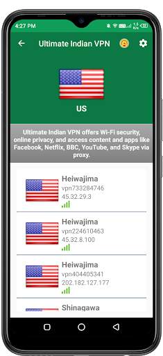Ultimate Indian VPN | Unlimited Data | Speed Test screenshot 3