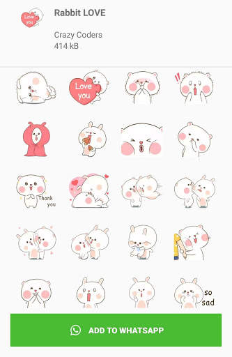 Love Stickers WA sticker Apps screenshot 2