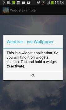 Weather Live Wallpaper screenshot 1