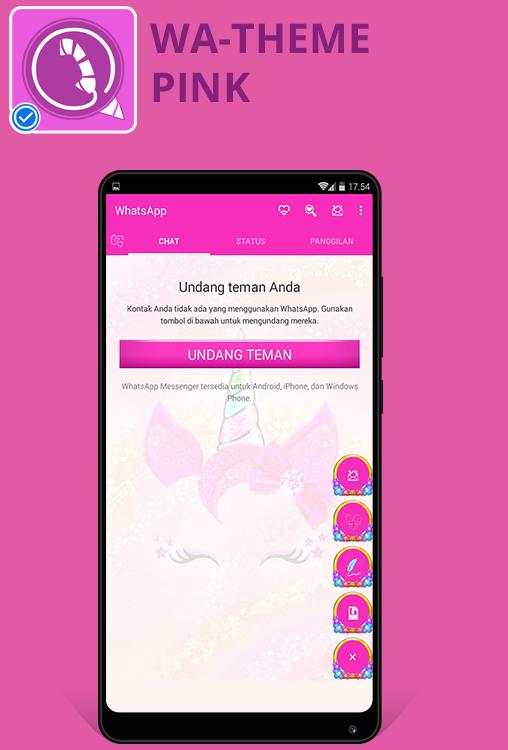 WA Pink Theme screenshot 3