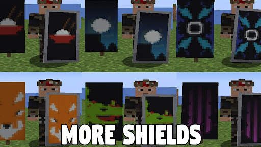 More Shields Mod Minecraft PE screenshot 1