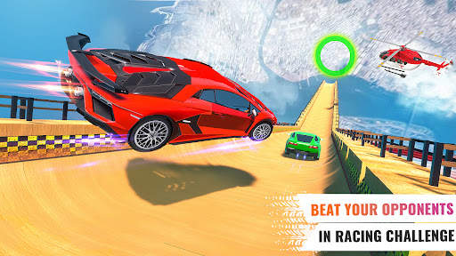 Impossible Mega Ramp Car Stunt screenshot 7