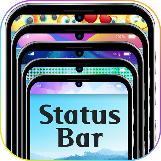 Customized Color Status Bar - GIF &amp; Background иконка