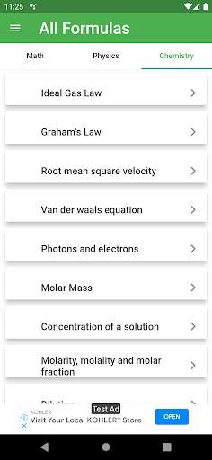 All Formulas screenshot 5
