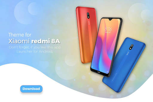 Launcher Theme for Xiaomi Redmi 8A screenshot 1