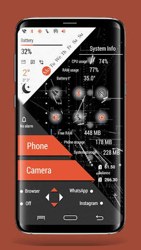 Тема Rhombus для Total Launcher screenshot 3