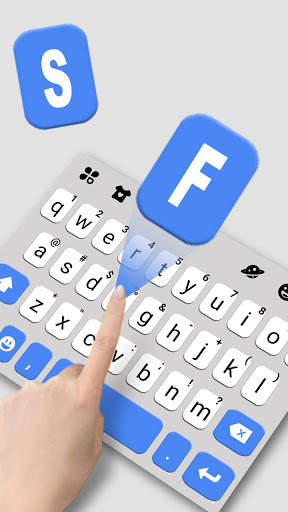 Blue Business Keyboard Theme screenshot 2