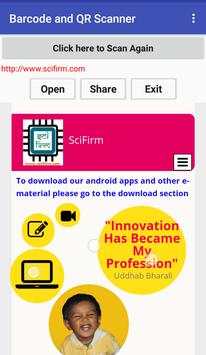 Scan It - QR and Bar Code scanner скриншот 3