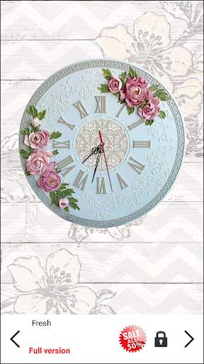 Shabby Chic Clocks Live Wallpaper screenshot 5