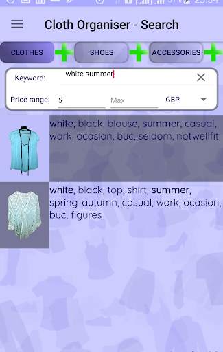 My Cloth Organizer screenshot 4