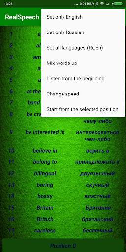 RealSpeech (for 8 grade level) screenshot 4