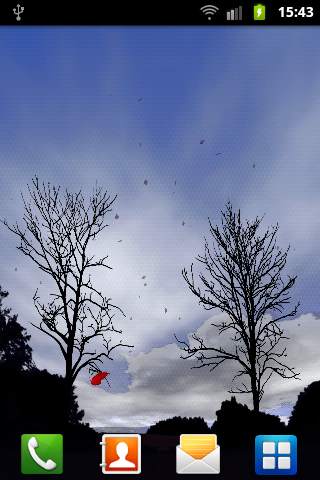 Twin Trees - Live Wallpaper स्क्रीनशॉट 5