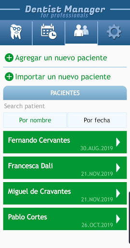 Dentist Manager: Software de gestión de pacientes screenshot 3