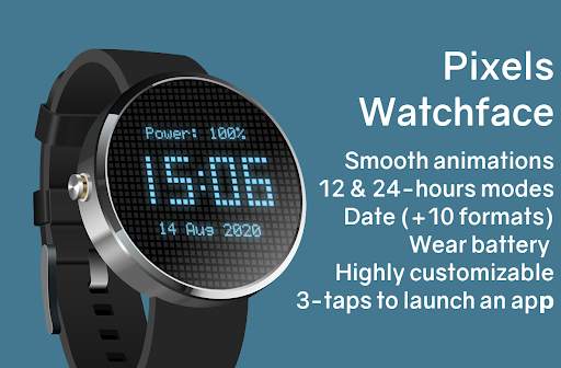 Pixels Watch Face screenshot 1