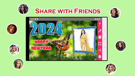Newyear Photo Frames Editor screenshot 8
