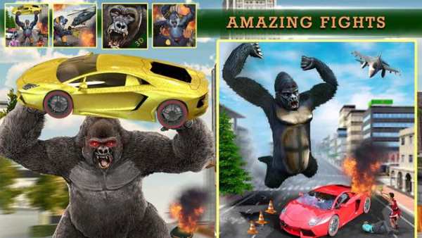 City Smasher Angry Gorilla Simulator: Rampage Game screenshot 7