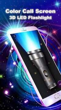 Color Call Screen - 3D LED Flashlight screenshot 4