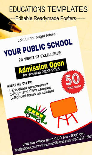 Poster Maker,Poster Designer and Invitation Card screenshot 4
