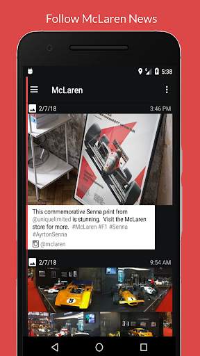 McLaren Formula 1 News (fan app) screenshot 1