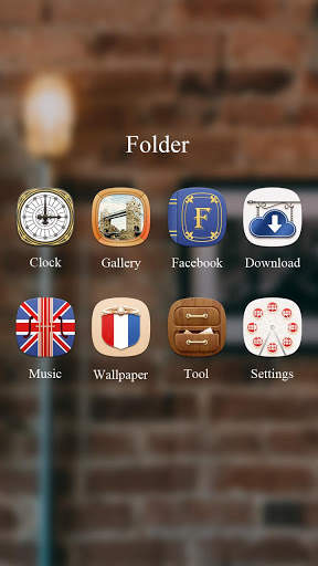 (Free)Old Time GO Launcher Theme скриншот 3