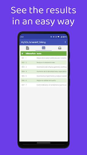 SQLApp SQL Client MsSQL, MySQL screenshot 3