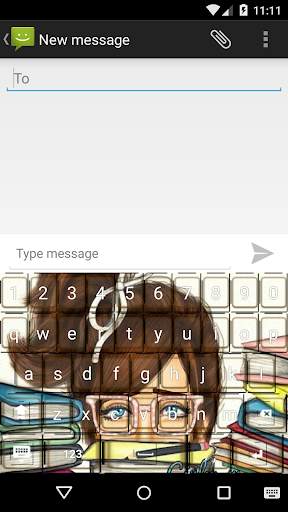 Lovely Girly M Keyboard Theme screenshot 4