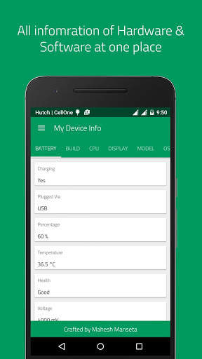 My Device Info - Hardware & Software screenshot 2