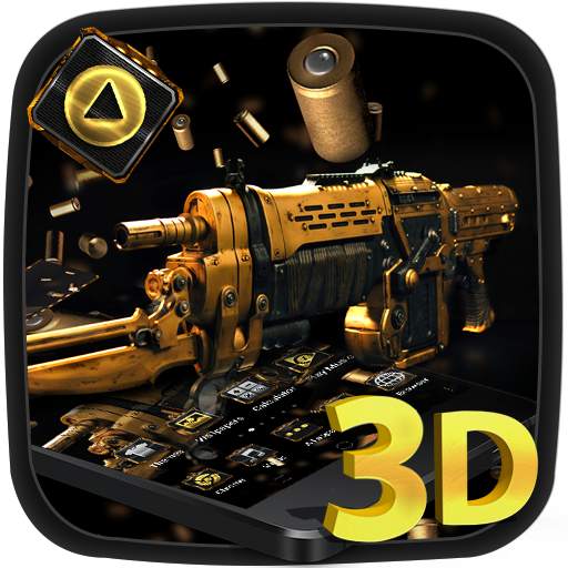 3D Gun Bullets Parallax Launcher Theme🔫 1.1.0