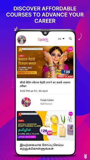 Spark.Live - Join Live Classes, Develop New Skills screenshot 3