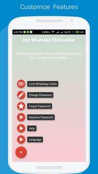 Iron WatsApp Chat Locker screenshot 6
