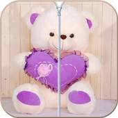Teddy Bear Zipper screen Lock 1.0