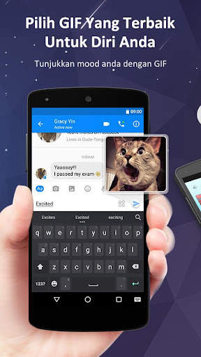 GO Keyboard Pro - Emoji, GIF screenshot 1