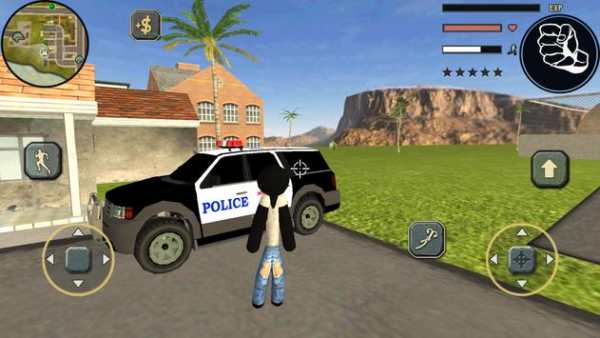 Stickman Rope Hero Police Town Simulator screenshot 1