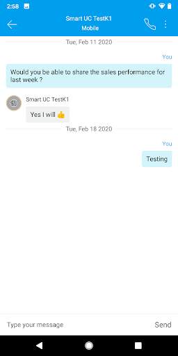 Vocus Smart UC screenshot 7